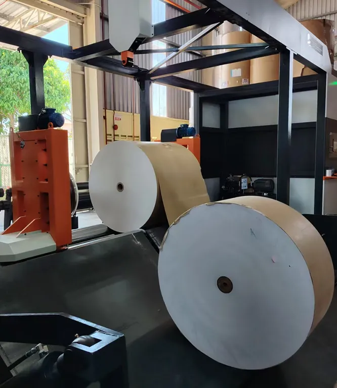 Full Servo Band Saw Paper Roll Slitter