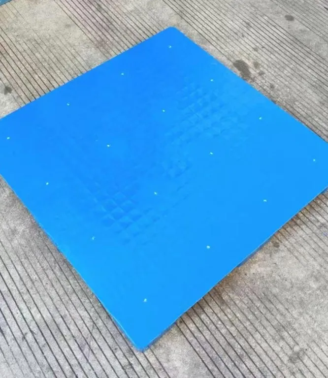 Flat Large Nine-Footed Plastic Pallet